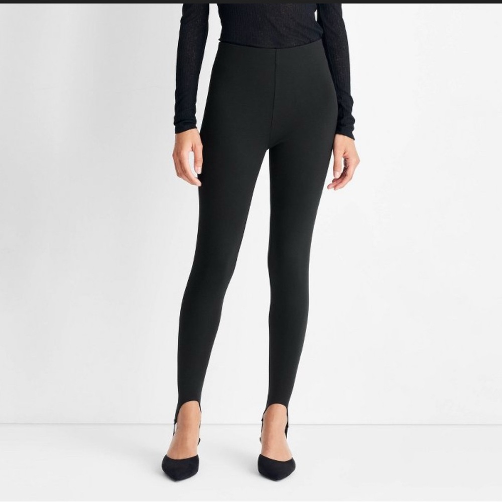 NWT future collective high rise stirrup leggings black XL
